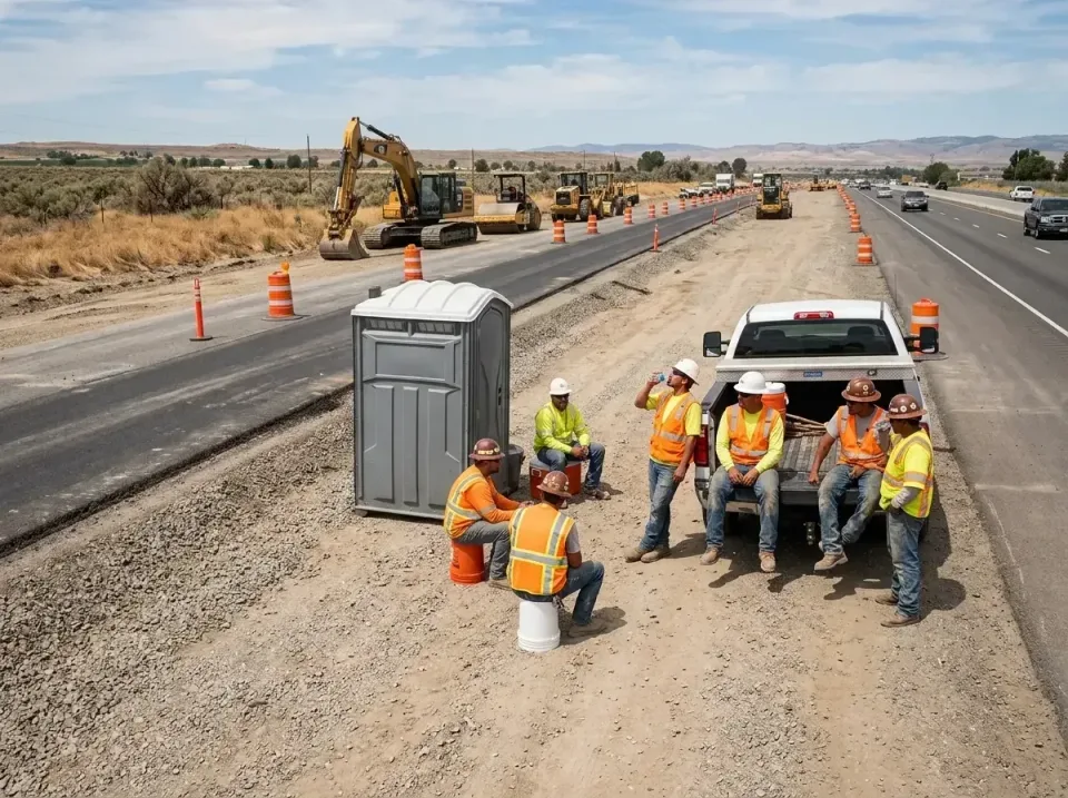highway-road-construction-crew-007 — frequently asked questions, Porta Potty and Restroom Rentals in Burton, SC